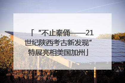 “不止秦俑——21世纪陕西考古新发现”特展亮相美国加州
