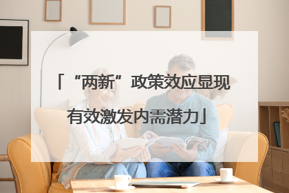 “两新”政策效应显现 有效激发内需潜力