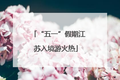 “五一”假期江苏入境游火热