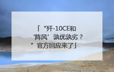 “歼-10CE和‘阵风’孰优孰劣？”官方回应来了