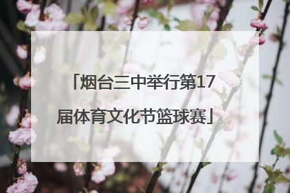 烟台三中举行第17届体育文化节篮球赛