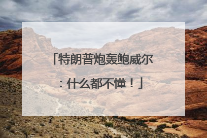 特朗普炮轰鲍威尔：什么都不懂！