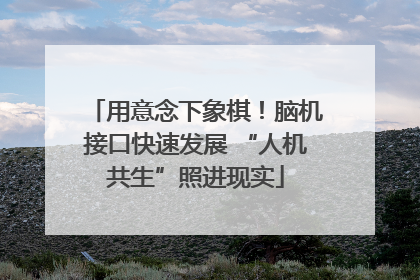 用意念下象棋！脑机接口快速发展 “人机共生”照进现实