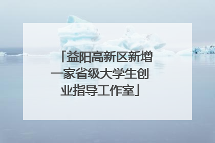 益阳高新区新增一家省级大学生创业指导工作室