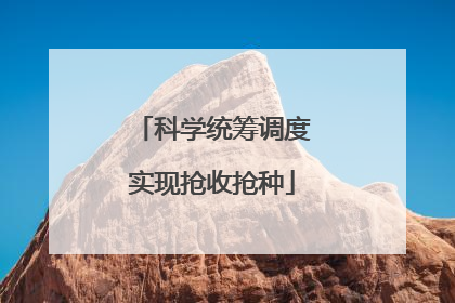 科学统筹调度实现抢收抢种