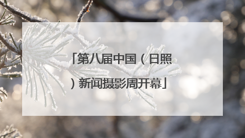 第八届中国（日照）新闻摄影周开幕