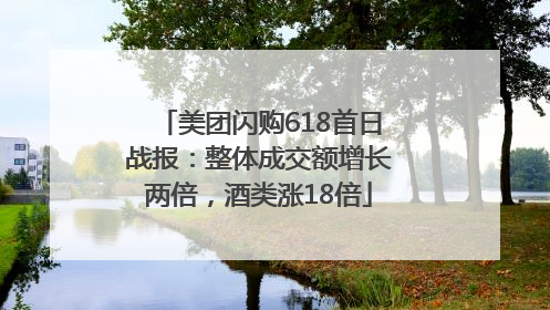 美团闪购618首日战报：整体成交额增长两倍，酒类涨18倍