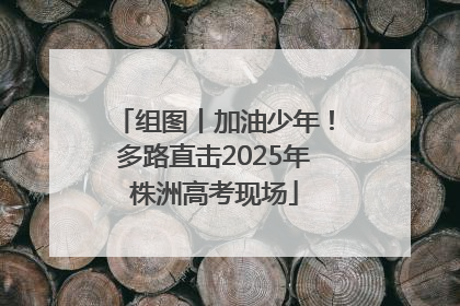 组图丨加油少年！多路直击2025年株洲高考现场