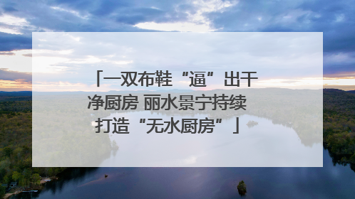 一双布鞋“逼”出干净厨房 丽水景宁持续打造“无水厨房”