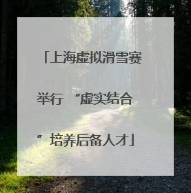上海虚拟滑雪赛举行 “虚实结合”培养后备人才