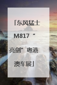 东风猛士M817“亮剑”粤港澳车展