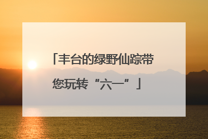 丰台的绿野仙踪带您玩转“六一”