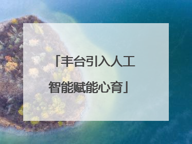 丰台引入人工智能赋能心育