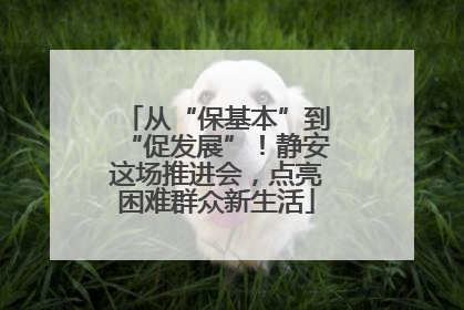 从“保基本”到“促发展”！静安这场推进会，点亮困难群众新生活