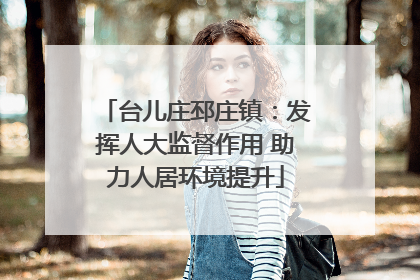 台儿庄邳庄镇：发挥人大监督作用 助力人居环境提升