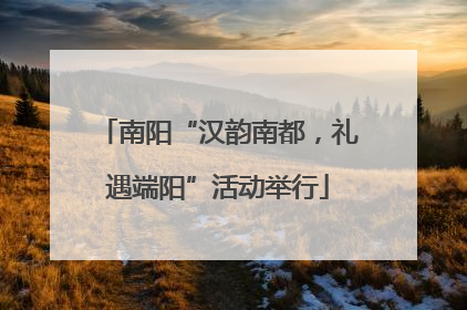 南阳“汉韵南都，礼遇端阳”活动举行
