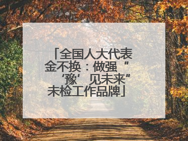 全国人大代表金不换：做强“‘豫’见未来”未检工作品牌