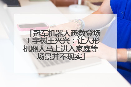 冠军机器人悉数登场！宇树王兴兴：让人形机器人马上进入家庭等场景并不现实
