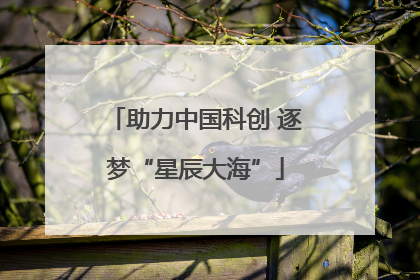 助力中国科创 逐梦“星辰大海”