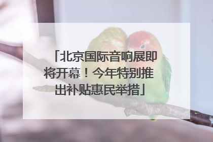 北京国际音响展即将开幕！今年特别推出补贴惠民举措