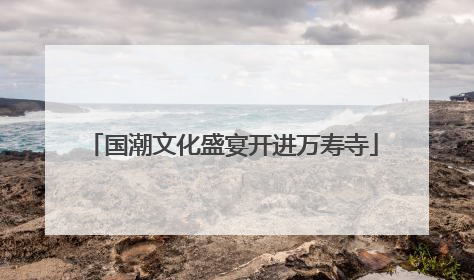 国潮文化盛宴开进万寿寺