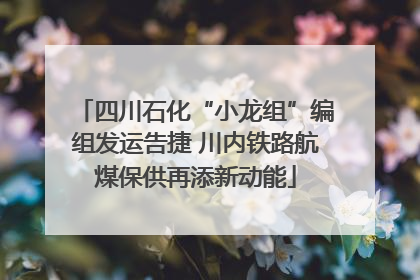四川石化“小龙组”编组发运告捷 川内铁路航煤保供再添新动能
