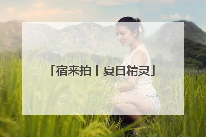 宿来拍丨夏日精灵
