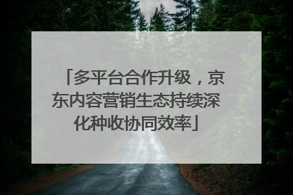 多平台合作升级，京东内容营销生态持续深化种收协同效率