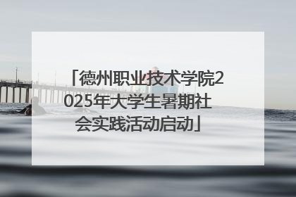 德州职业技术学院2025年大学生暑期社会实践活动启动