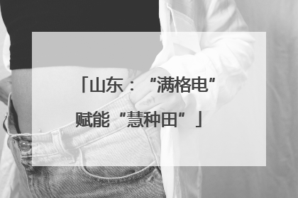 山东：“满格电”赋能“慧种田”