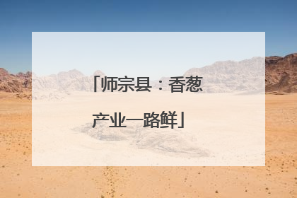 师宗县：香葱产业一路鲜