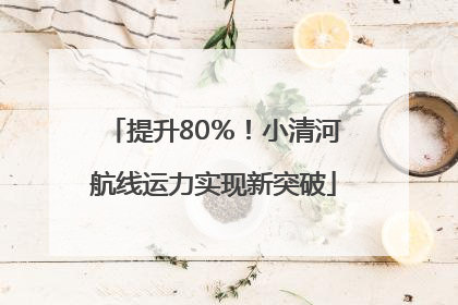 提升80％！小清河航线运力实现新突破