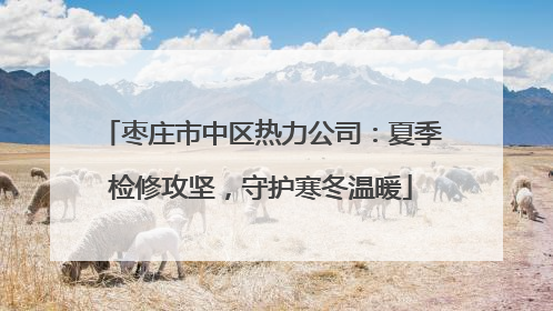 枣庄市中区热力公司：夏季检修攻坚，守护寒冬温暖