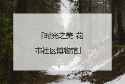 时光之美-花市社区博物馆