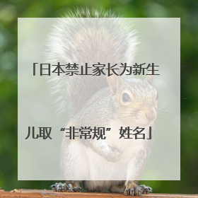 日本禁止家长为新生儿取“非常规”姓名