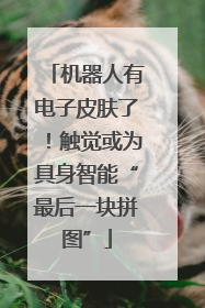 机器人有电子皮肤了！触觉或为具身智能“最后一块拼图”