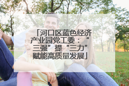 河口区蓝色经济产业园党工委：“三强”提“三力”赋能高质量发展