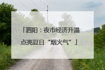 泗阳：夜市经济升温 点亮夏日“烟火气”