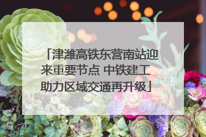 津潍高铁东营南站迎来重要节点 中铁建工助力区域交通再升级
