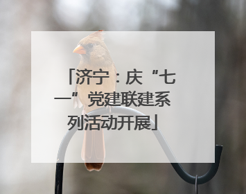 济宁：庆“七一”党建联建系列活动开展
