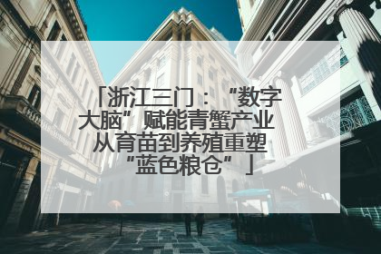 浙江三门：“数字大脑”赋能青蟹产业 从育苗到养殖重塑“蓝色粮仓”
