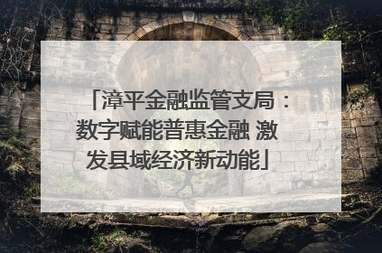 漳平金融监管支局：数字赋能普惠金融 激发县域经济新动能