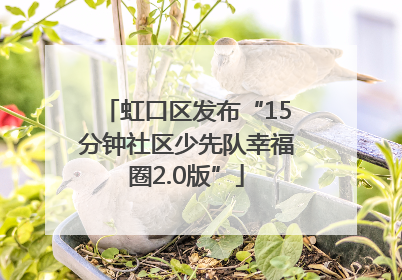 虹口区发布“15分钟社区少先队幸福圈2.0版”