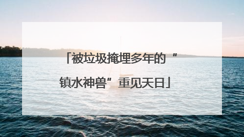 被垃圾掩埋多年的“镇水神兽”重见天日