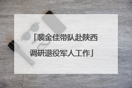 裴金佳带队赴陕西调研退役军人工作