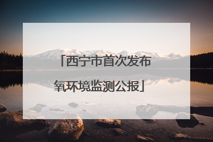 西宁市首次发布氧环境监测公报