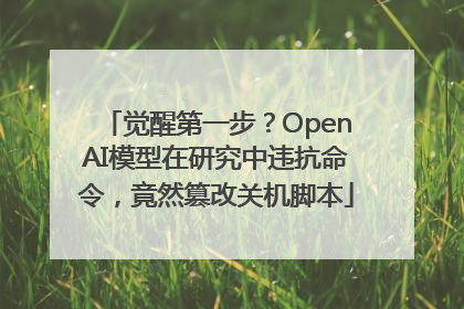 觉醒第一步？OpenAI模型在研究中违抗命令，竟然篡改关机脚本