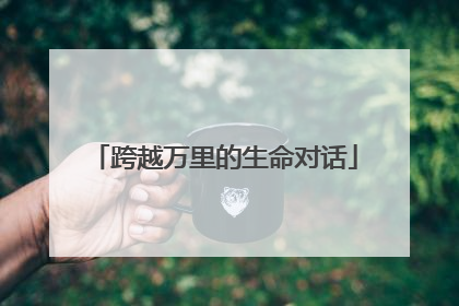 跨越万里的生命对话