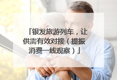 银发旅游列车，让供需有效对接（提振消费一线观察）
