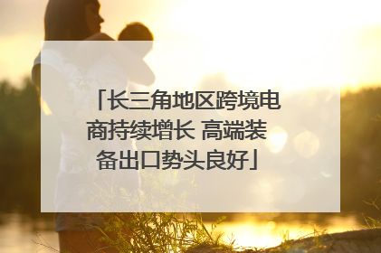 长三角地区跨境电商持续增长 高端装备出口势头良好